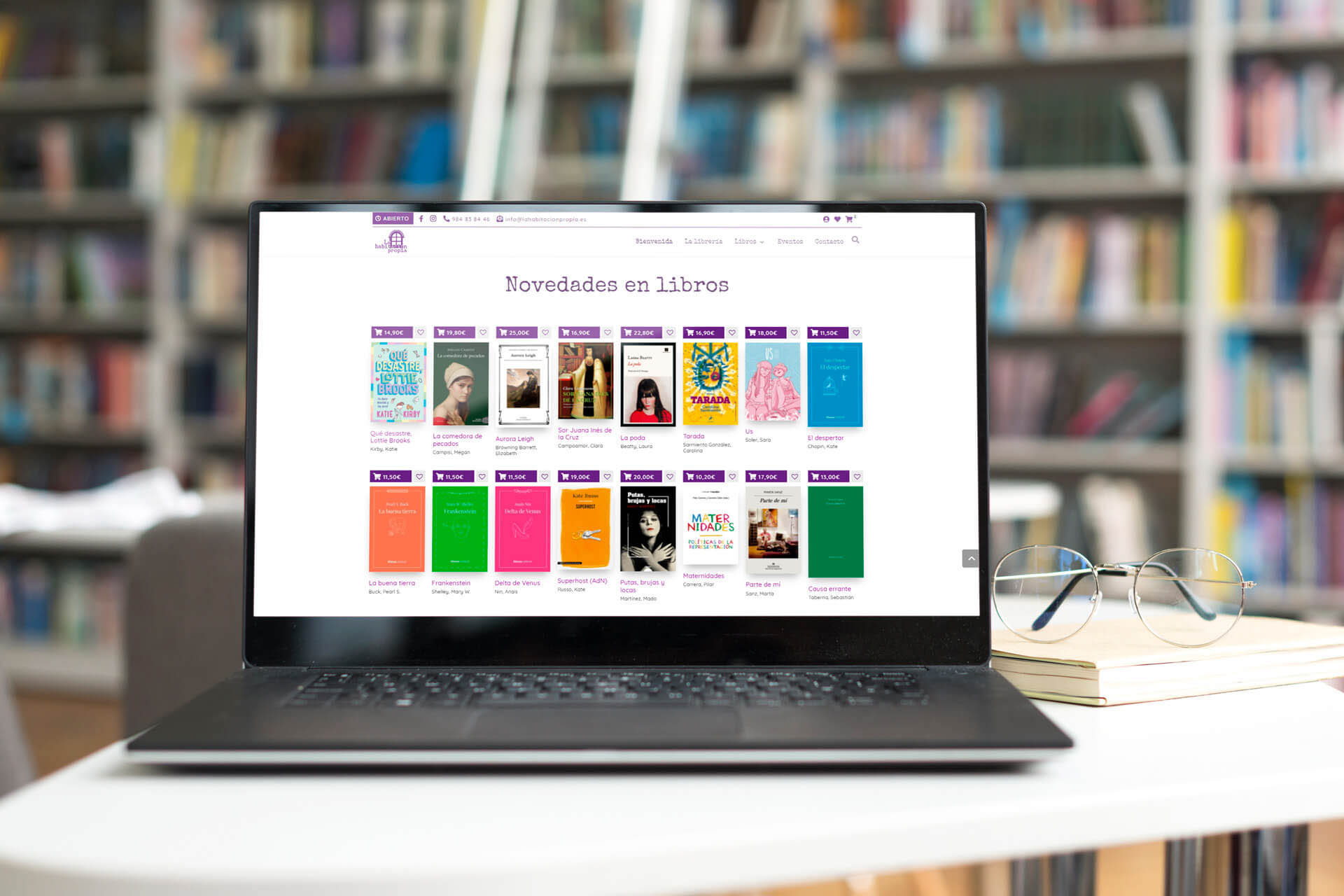 Desarrollo de tienda online para librería en Gijón