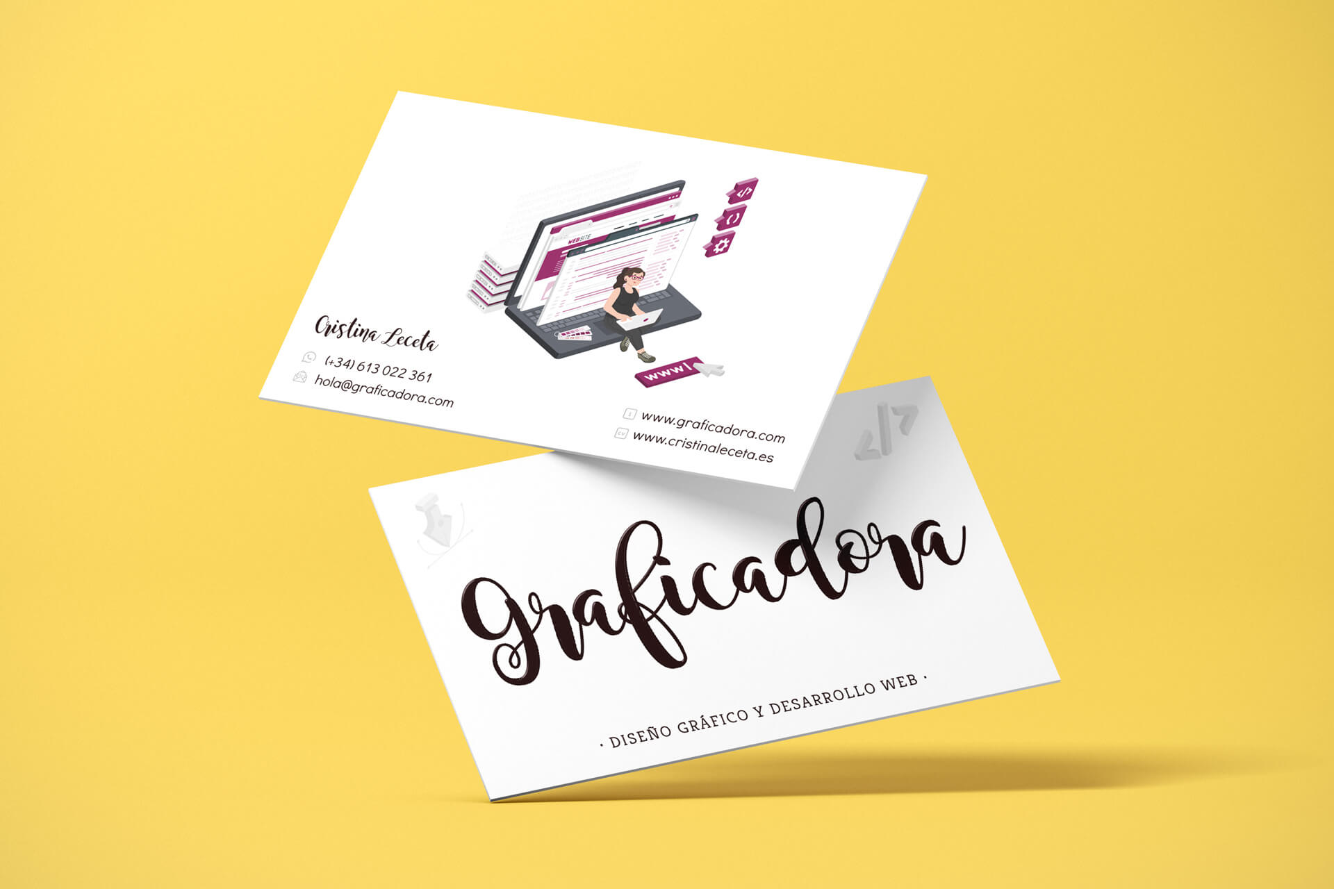 Diseño e impresión de tarjetas de visita